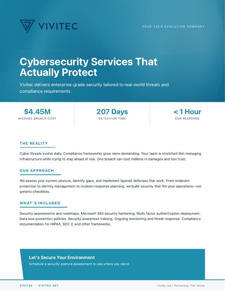 Cybersecurity Services That Actually Protect